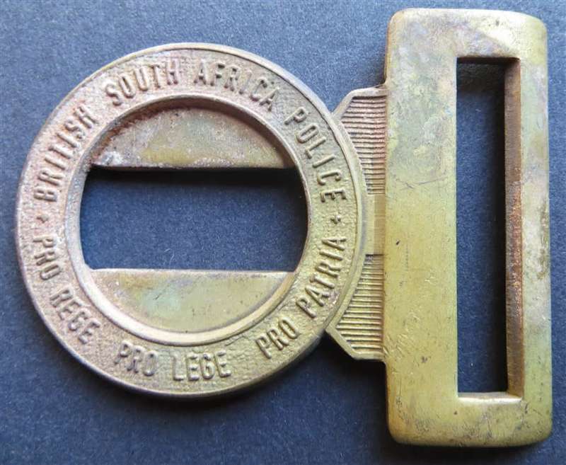 Rhodesia British South Africa Police BSAP Belt Buckle