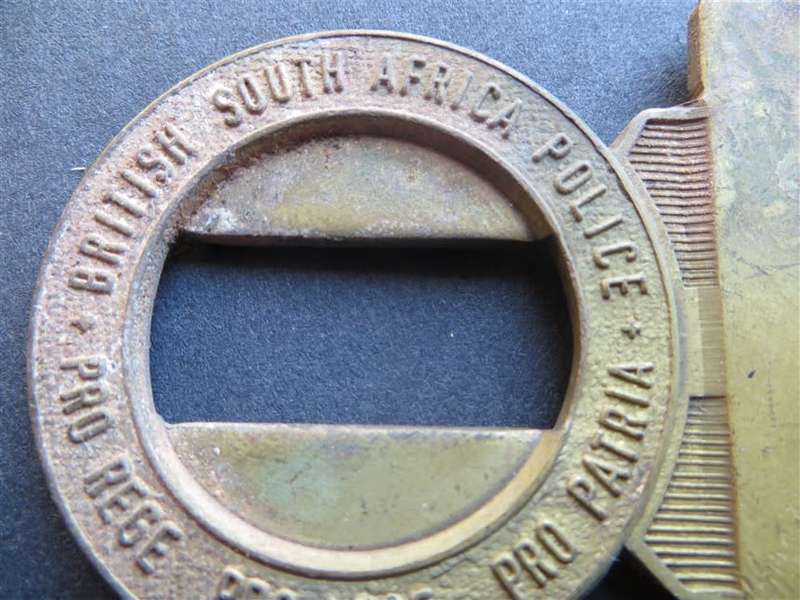 Rhodesia British South Africa Police BSAP Belt Buckle