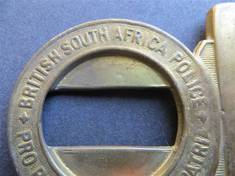 Rhodesia British South Africa Police BSAP Belt Buckle