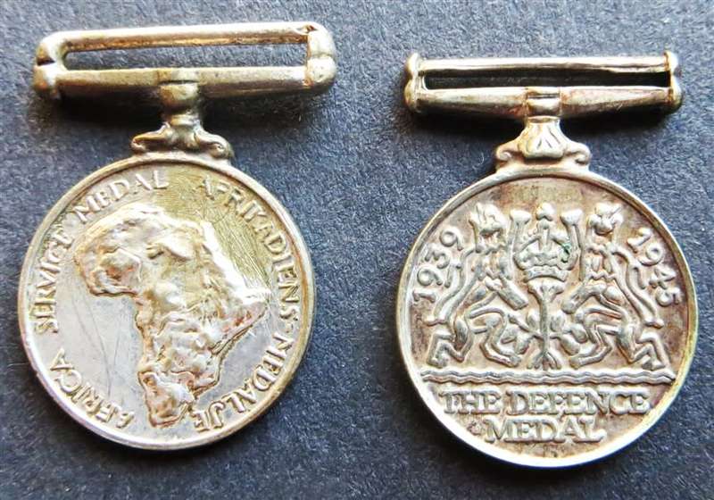 WW2 Group of 2 Miniature Medals