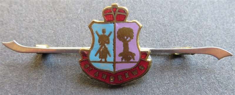 Vintage St Andrews Golf Club Tie Pin/Badge