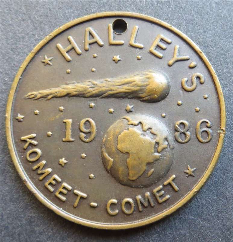 Halley`s Comet - I saw the Comet Medallion