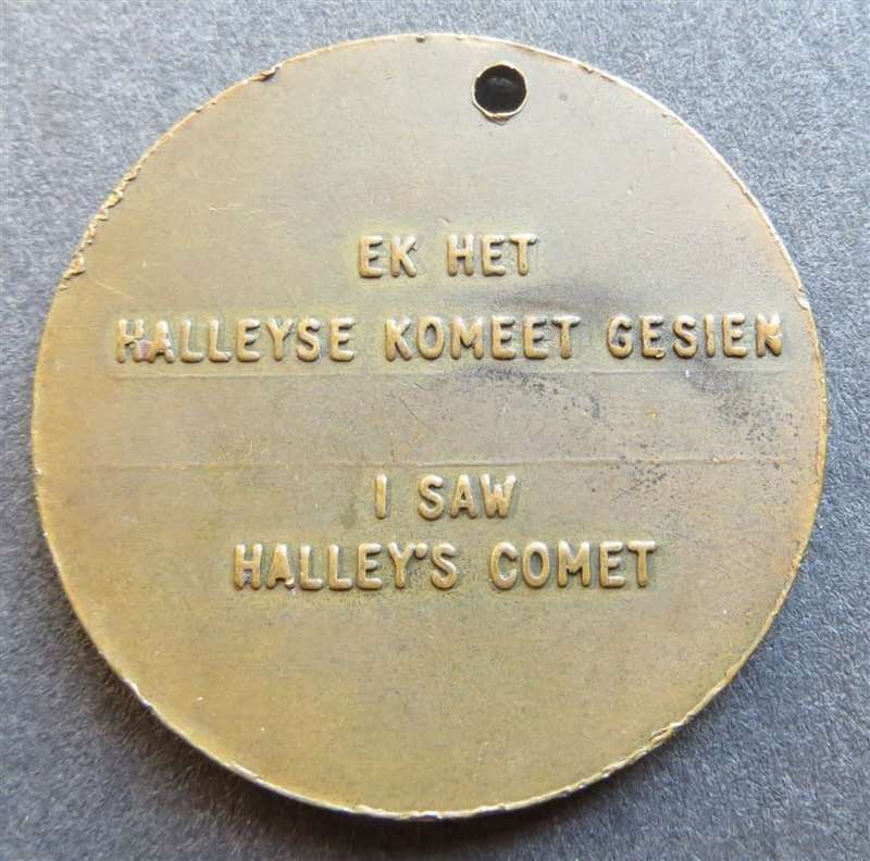 Halley`s Comet - I saw the Comet Medallion
