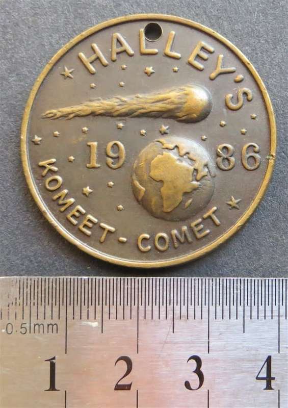 Halley`s Comet - I saw the Comet Medallion
