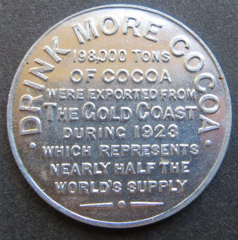 Gold Coast - Drink more CoCoa advertising Medallion