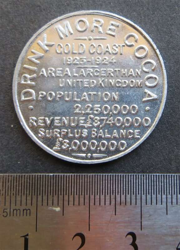 Gold Coast - Drink more CoCoa advertising Medallion