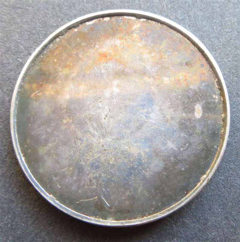 Vintage 40mm Swimming Medal - Looks Silver / Silver Plate