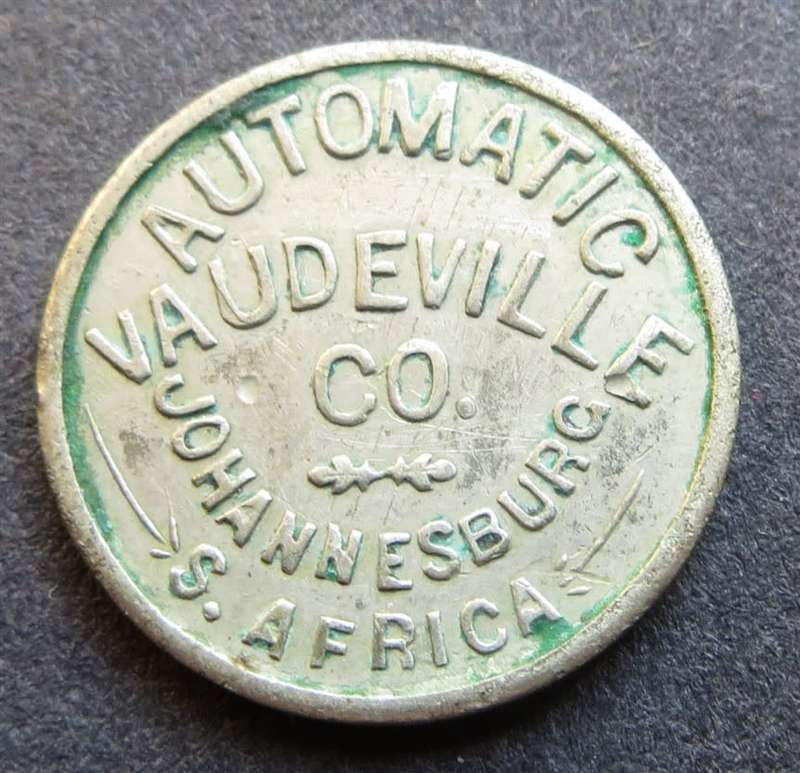 Vaudeville Co. Automatic Johannesburg S.Africa Token