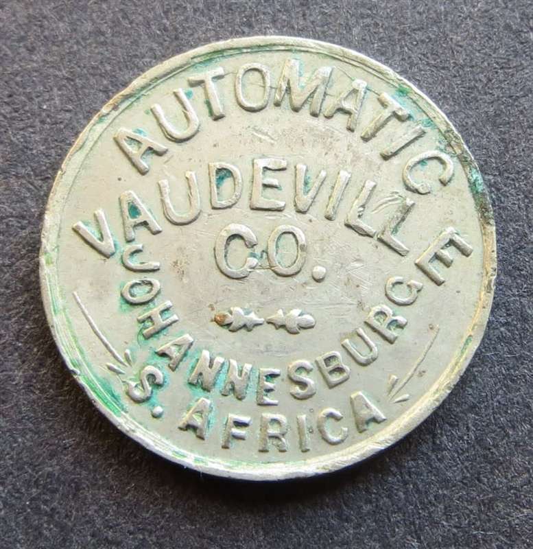 Vaudeville Co. Automatic Johannesburg S.Africa Token