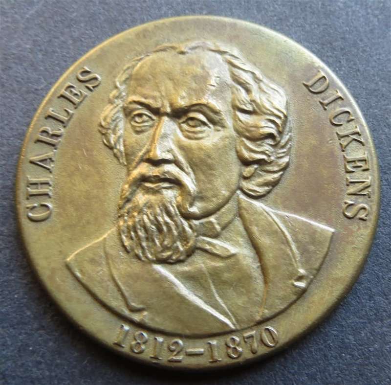 Charles Dickens Commemorative Medallion