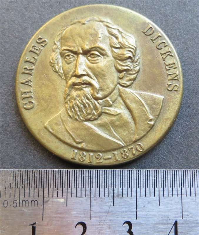 Charles Dickens Commemorative Medallion
