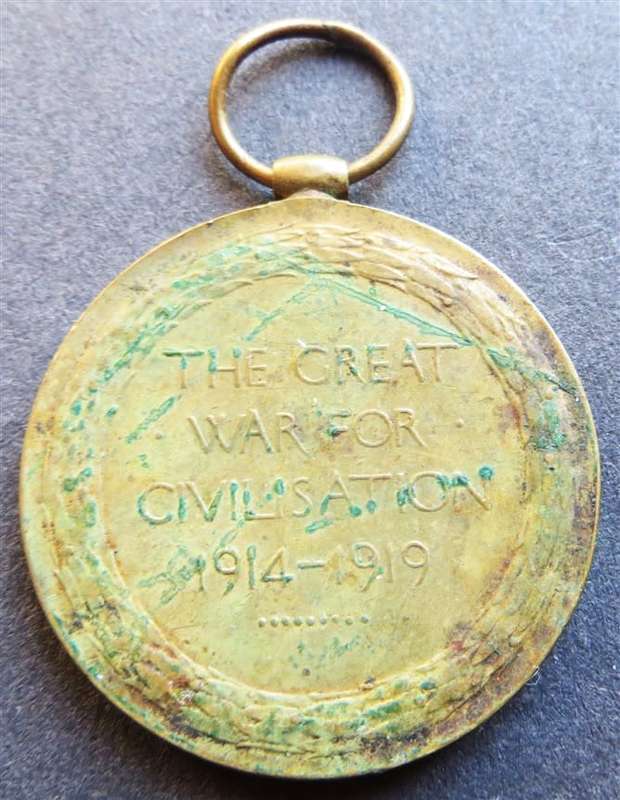 1914-1919 The Great War for Civilisation Victory Medal WW1