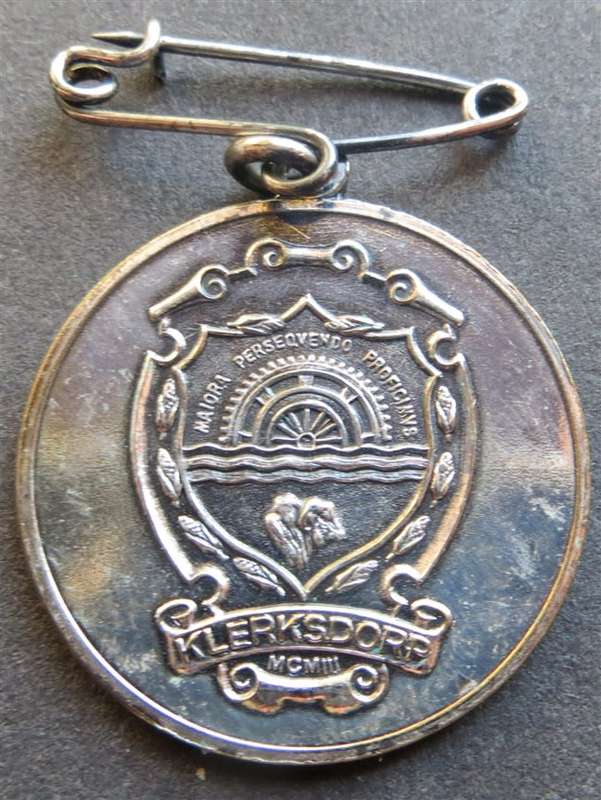 1963 Klerksdorp Town Hall Medallion Unknown Metal
