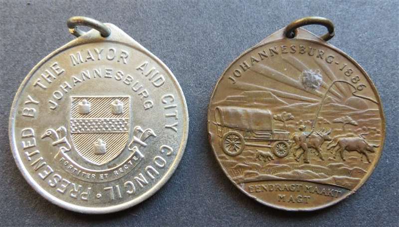 2 x SA Heritage Voortrekker Medallions - 1 Bid