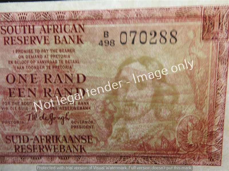 2 x TW de Jongh Cons. No. + 1 x Close No. 3rd issue R1 Notes - 1 Bid