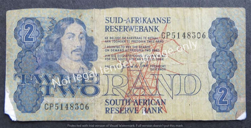 GPC De Kock R2 Note Bank Cancelled