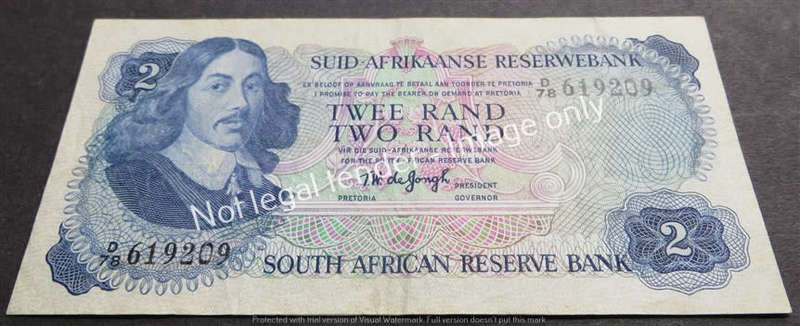 TW De Jongh D78 619209 R2 Note 2nd Issue