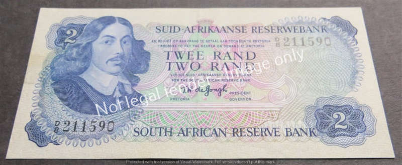 TW De Jongh D8 211590 R2 Note 2nd Issue