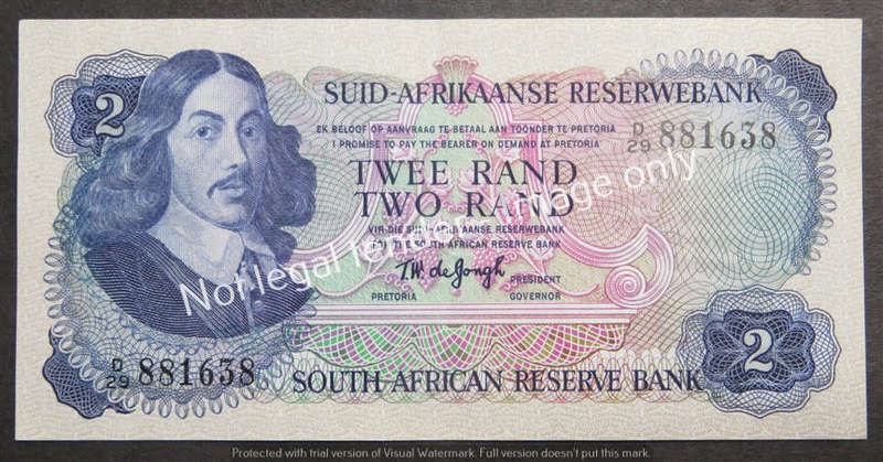TW De Jongh D29 881638 R2 Note 2nd Issue
