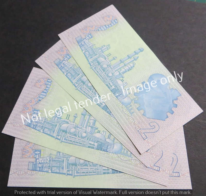 4 x GPC De Kock R2 Consecutive No. notes 2nd Issue