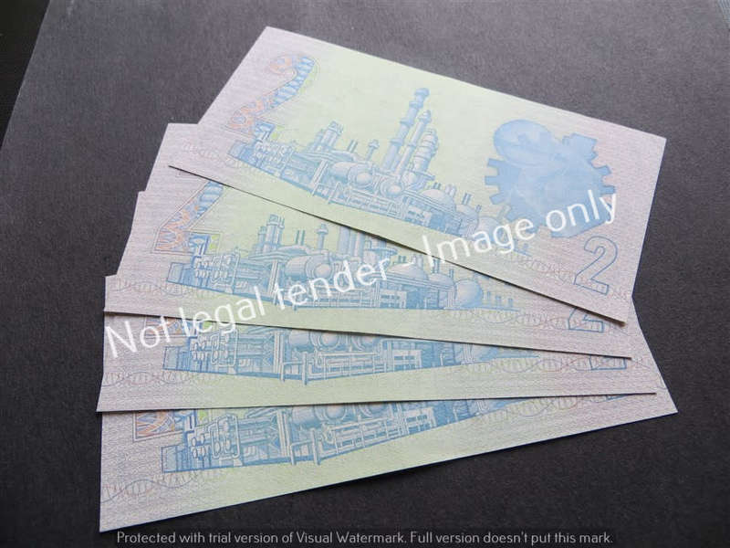 4 x GPC De Kock R2 Consecutive No. notes 2nd Issue