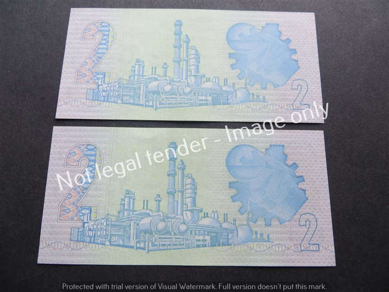 2 x TW De Jongh R2 Consecutive No. notes 4th Issue