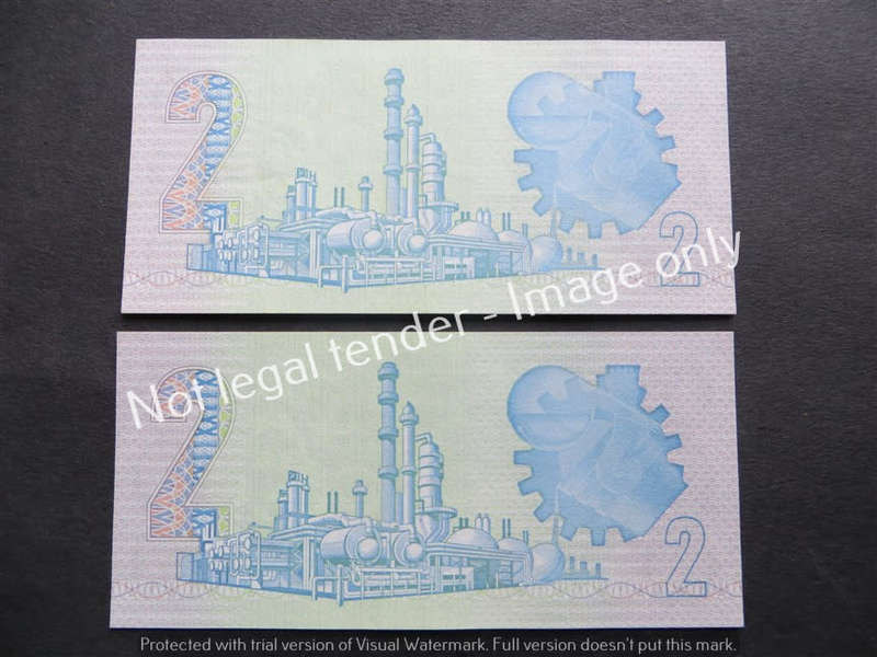 2 x TW De Jongh R2 Consecutive No. notes 4th Issue