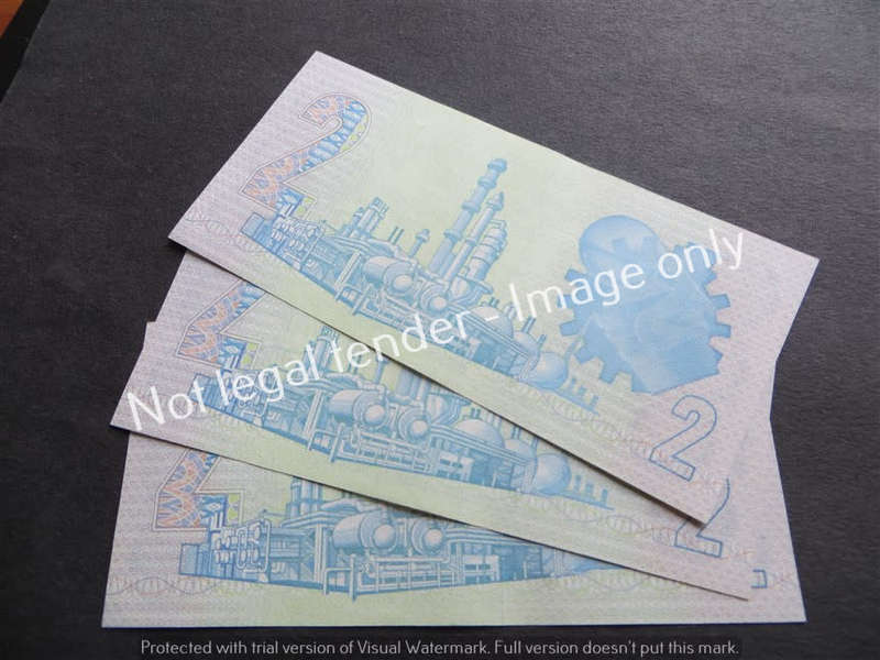 3 x GPC De Kock Close No.R2 notes 2nd Issue