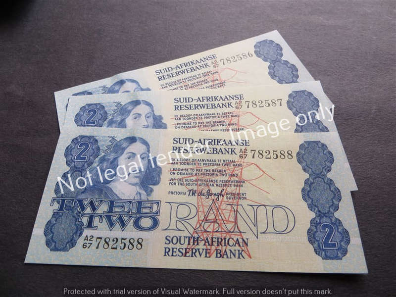 3 x TW De Jongh Cons. No. 4th Issue R2 notes