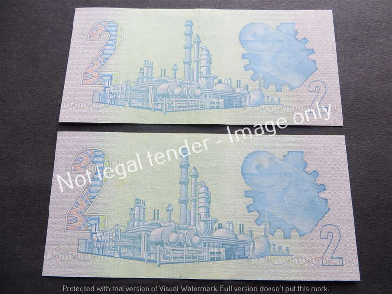 2 x GPC De Kock Cons. No. 2nd Issue R2 notes
