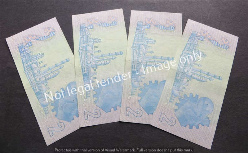 4 x GPC De Kock A3/A4/A5/A6 1st & 2nd Issue R2 notes