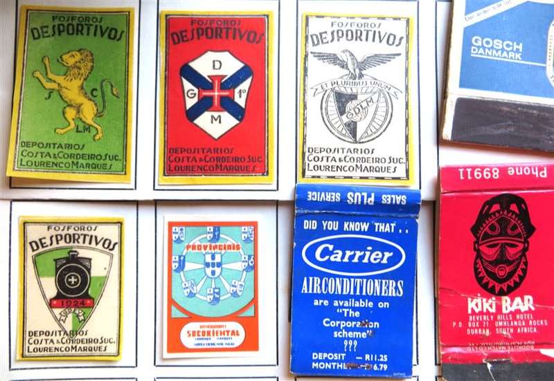 Vintage Matchbox labels & covers Collection