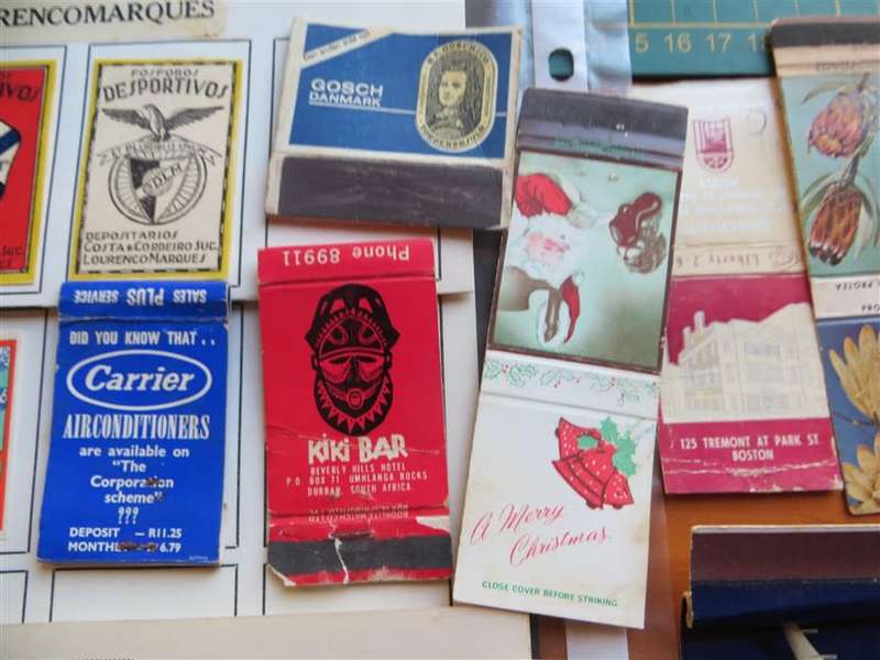 Vintage Matchbox labels & covers Collection