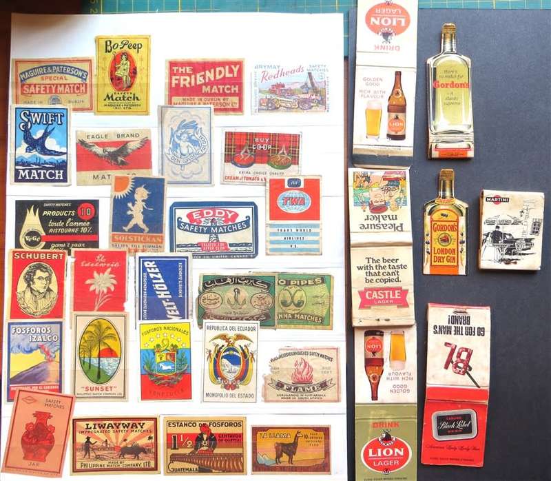 Vintage Matchbox labels & covers Collection