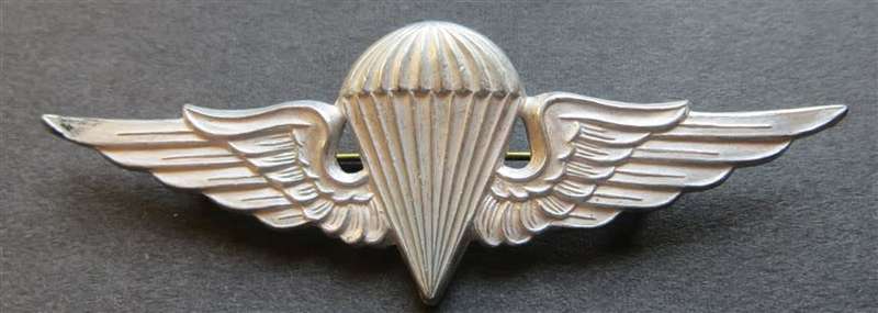 Syria/Egypt Paratrooper Jump Wings Metal Badge