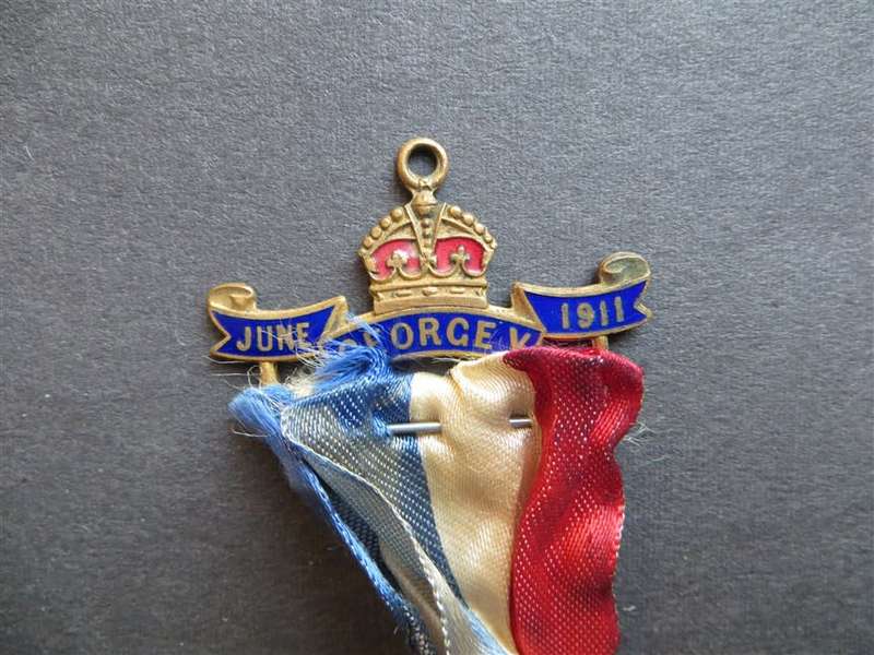 1911 George V Coronation Medallion from Mayor of Pretoria