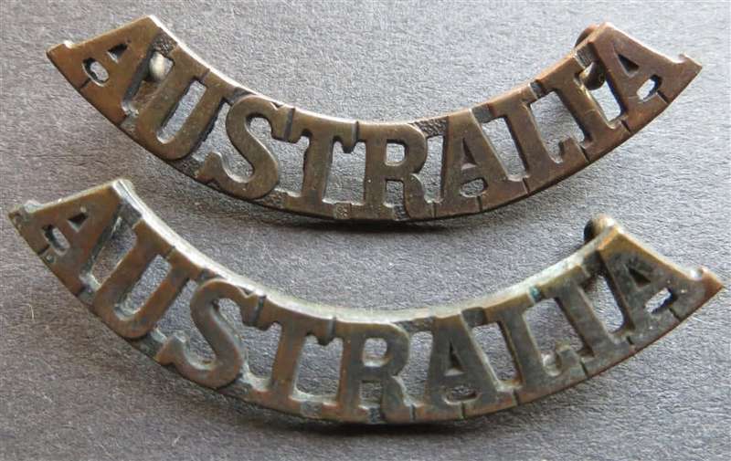2 x Australian Army / Corps Shoulder Titles