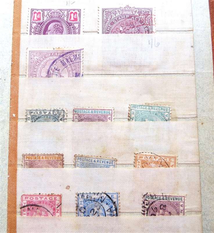 Small Pocket Album with Older World Stamps