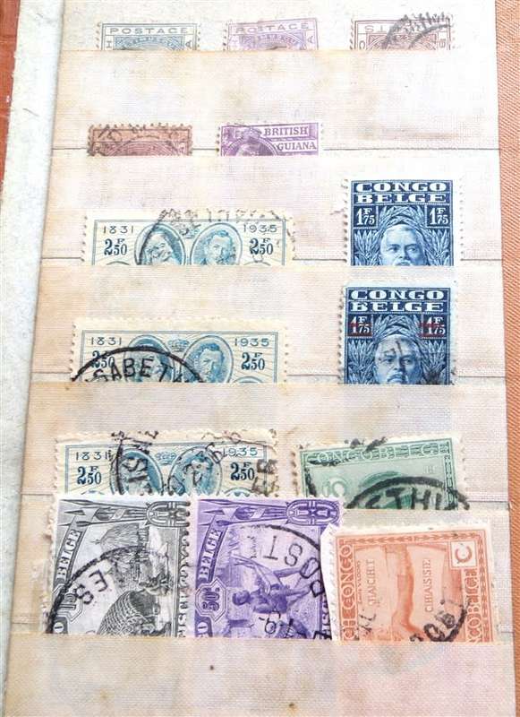 Small Pocket Album with Older World Stamps