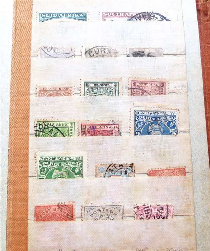 Small Pocket Album with Older World Stamps