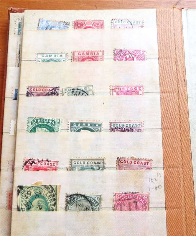 Small Pocket Album with Older World Stamps