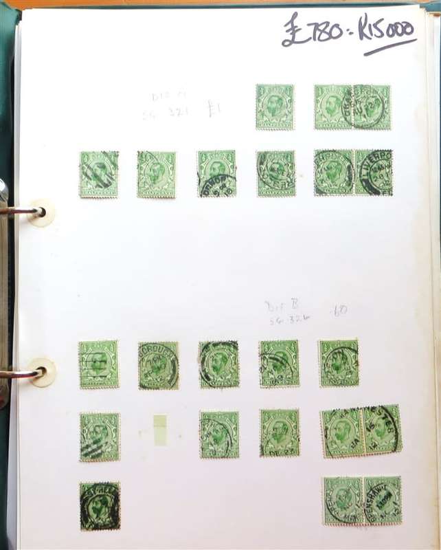 GB File Album pages stamps hinged - R15 000 Cat.Value too many to picture all