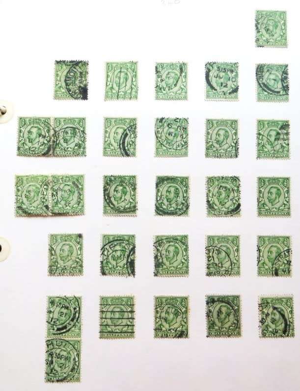 GB File Album pages stamps hinged - R15 000 Cat.Value too many to picture all
