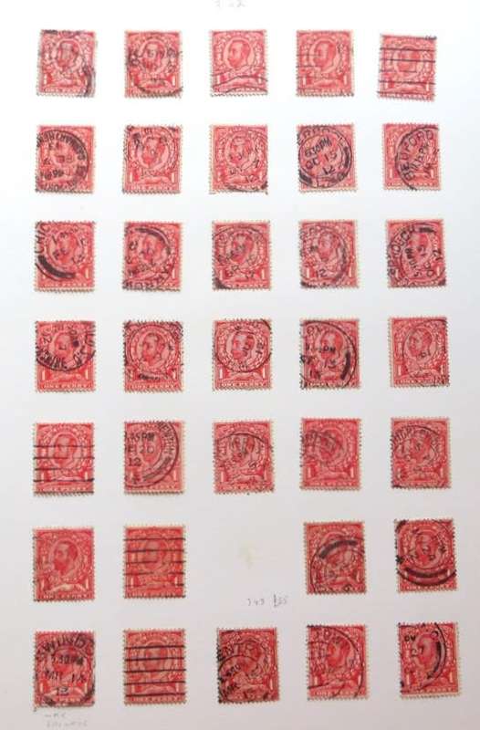 GB File Album pages stamps hinged - R15 000 Cat.Value too many to picture all