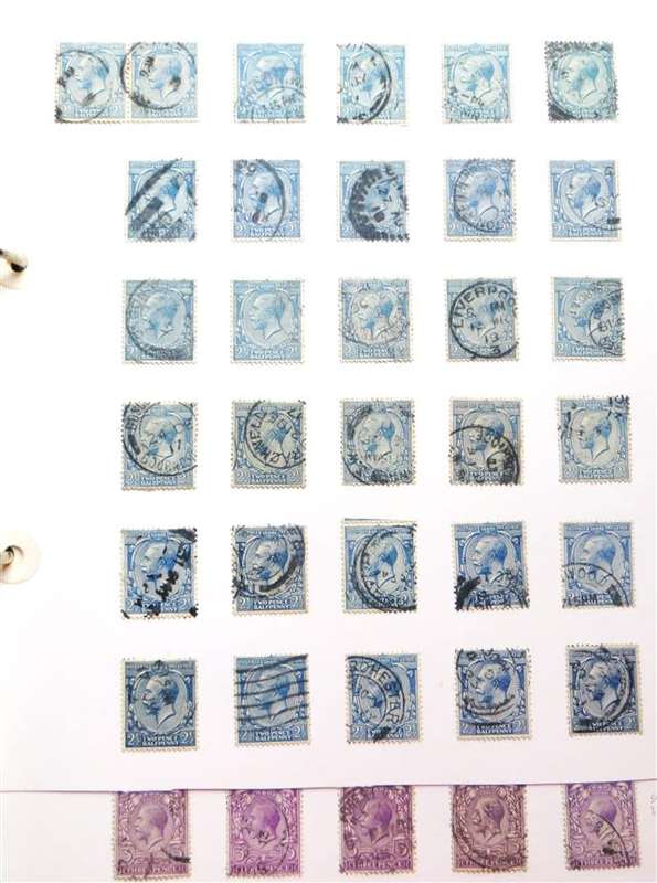 GB File Album pages stamps hinged - R15 000 Cat.Value too many to picture all