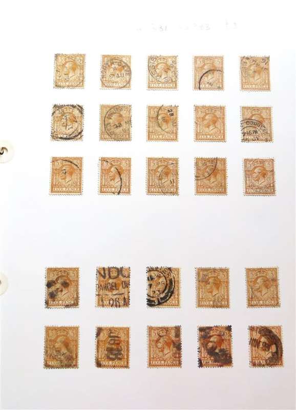 GB File Album pages stamps hinged - R15 000 Cat.Value too many to picture all