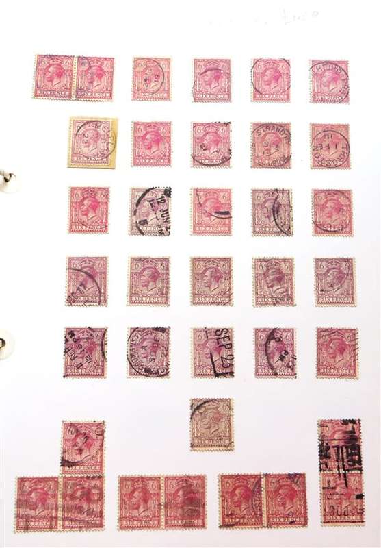 GB File Album pages stamps hinged - R15 000 Cat.Value too many to picture all