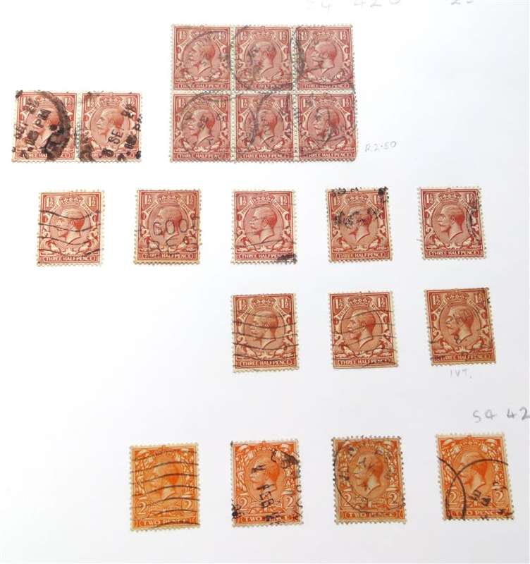 GB File Album pages stamps hinged - R15 000 Cat.Value too many to picture all