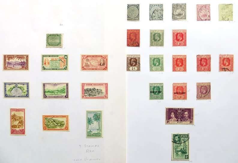 Cook islands + Fiji Lot -  High Value R900.00