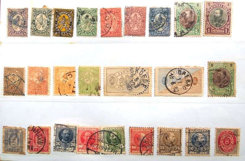 Older Europe Lot on Card - 1 Bid